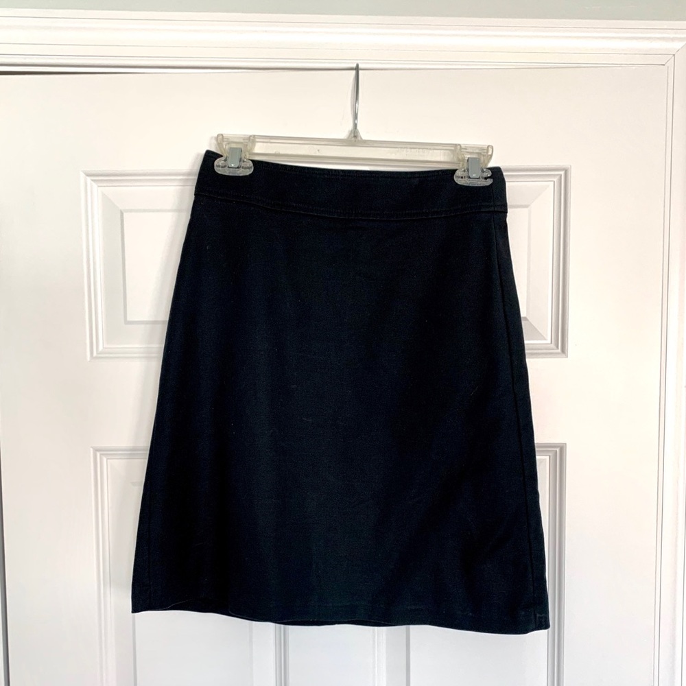 Banana Republic Black A-Line Pencil Skirt